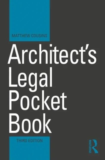 Architect'S Legal Pocket Book Av Matthew (Practicing Architect And Member Of The Royal Institute Of British Architects Uk) Cousins
