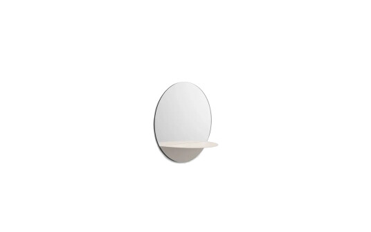 Normann Copenhagen Horizon speil rundt hvit