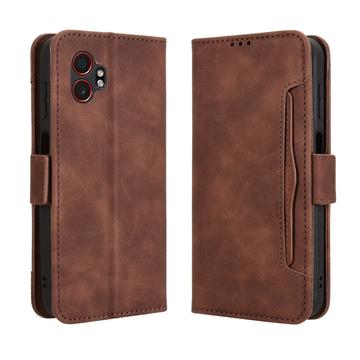 Samsung Galaxy XCover7 Pro Kortholder Lommebokveske   brun