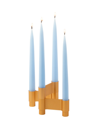 Studio About Link Candle Holder   Gold    x 11