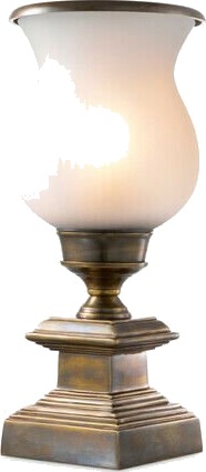 Dume Large Arched Floor Lamp Antique Brass