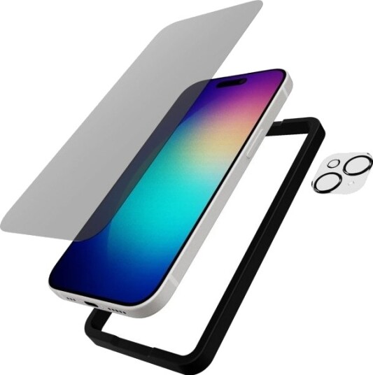 Tech21 Impact Glass/Camera M. Personvern Bdl Til Iphone 15 Plus (2023)