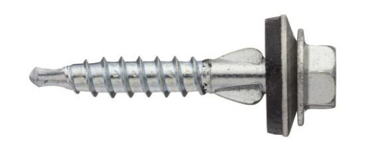 VSB 4836719 Takskrue i plast 5,5 x 35 mm UTV TRE 150-pakning Mørkegrå Innfesting