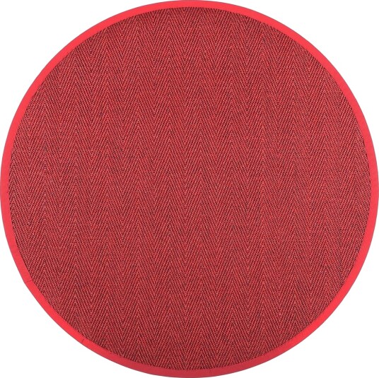 Barrakuda Matte Rund 200 cm Rød - VM Tepper