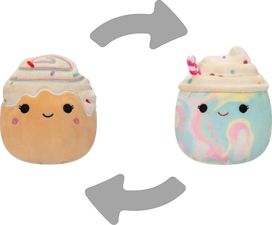 Squishmallows Flip A Mallow Kosedyr 13 cm Regnbuemilkshake/Sjokolademilkshake Squishmallows Flip A Mallow Kosedyr 13 cm Regnbuemilkshake/Sjokolademilkshake