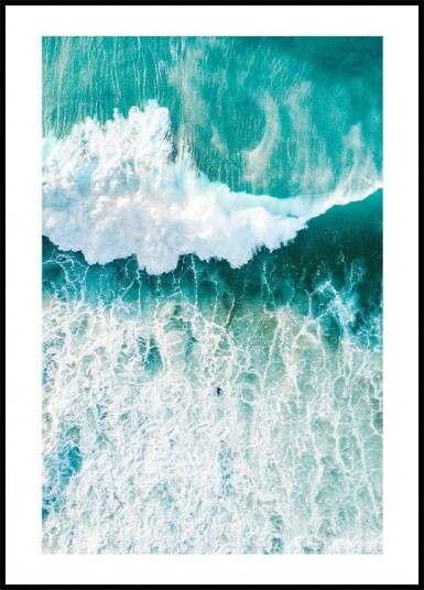 Surfers Wave Plakat Plakat / 70x100cm