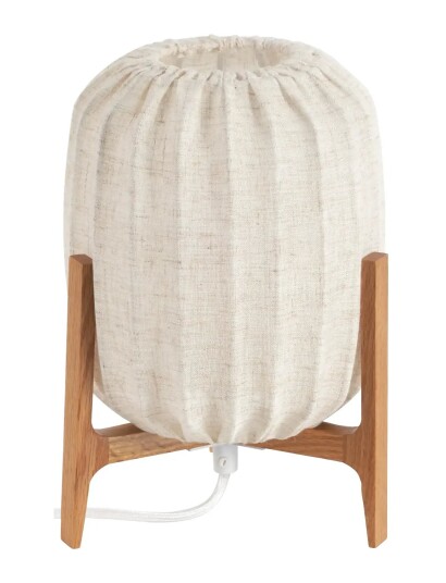 Watt & Veke Prisma Mini Oak / Natural Cream H25CM Watt & Veke Prisma Mini Oak / Natural Cream H25CM