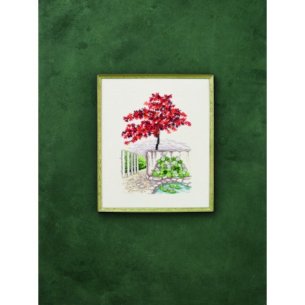 Permin Broderisett Japansk lønn og brombær 43x36