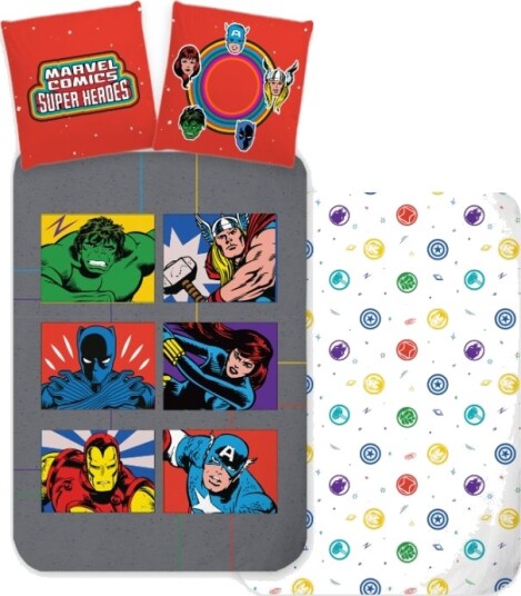 BrandMac Sengetøy – voksenstørrelse 140 x 200 cm – Avengers 1000931 BrandMac Sengetøy – voksenstørrelse 140 x 200 cm – Avengers 1000931