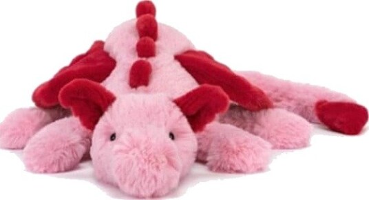 Jellycat Drage Kosedyr 66 cm Rosa