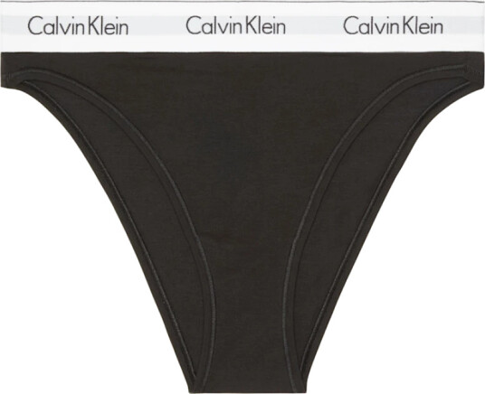 Calvin Klein High Leg Tanga - Black - XL