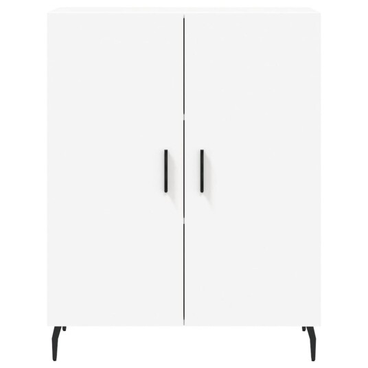 vidaXL Skjenk hvit 69,5x34x90 cm konstruert tre