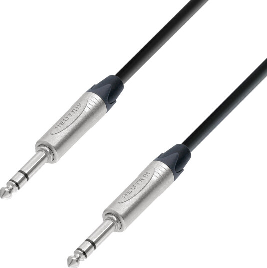 Neutrik Signal Kabel 6.3 mm Jack stereo til 6.3 mm Jack stereo 3 meter