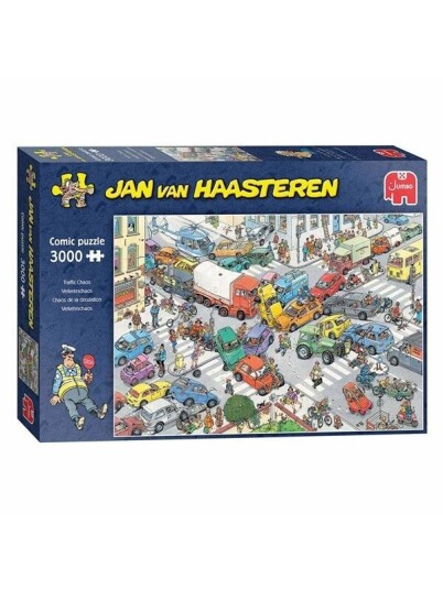 Jumbo Puzzle Jan van Haasteren - Traffic Chaos (3000 pcs)