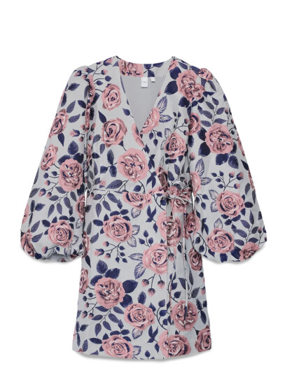 YAS Yaskelly 7/8 Wrap Dress - D2D - Pink - 38
