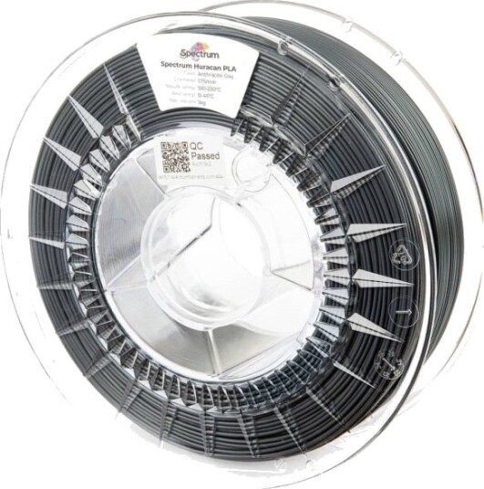 Spectrum Huracan PLA High Speed Filament 1.75 mm 1000 g Anthracite Grey 80919