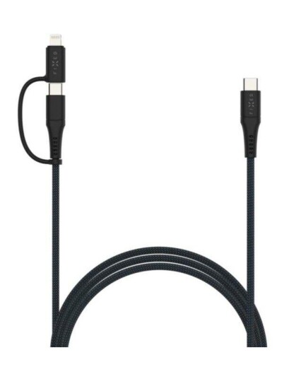 FIXED 2in1 Combo 60W USB-C/Lightning cable 3m Black FIXED 2in1 Combo 60W USB-C/Lightning cable 3m Black