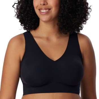 Schiesser BH Invisible Soft Bralette Svart 46 Dame