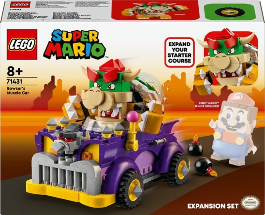 LEGO Super Mario Ekstrabanesettet Bowsers muskelbil 71431 LEGO Super Mario Ekstrabanesettet Bowsers muskelbil 71431