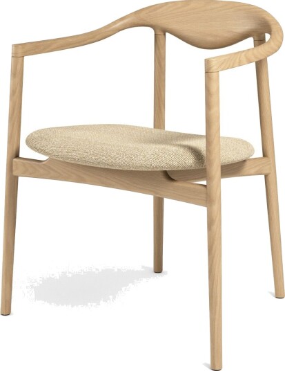 Brdr. Krüger Brødre. Krüger Jari Spisestuestol Eik/krem 0019