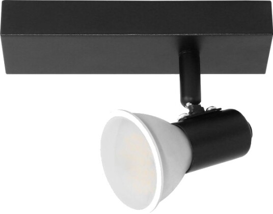 Taklampe Orno Rio Sp 1 Gu10 Maks. 60W Ip20 Svart