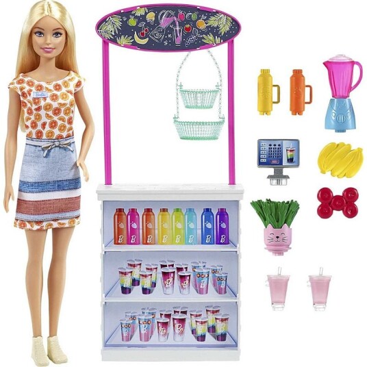 Barbie Smoothie Bar Lekesett M Dukke Barbie Smoothie Bar Lekesett M Dukke