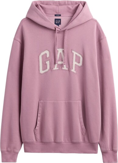 GAP Adult Vintagesoft Arch Logo Hoodie   Pink   M