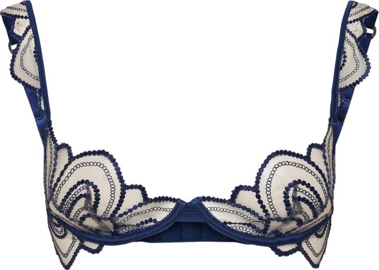 Bluebella Soraya Wired Bra - NAVY PEONY/DEEP DIVE BLUE/SHEER - 70 A