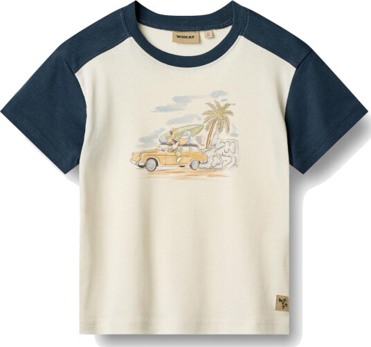 Wheat T Shirt Vincent Ivory (92 / 2 år)
