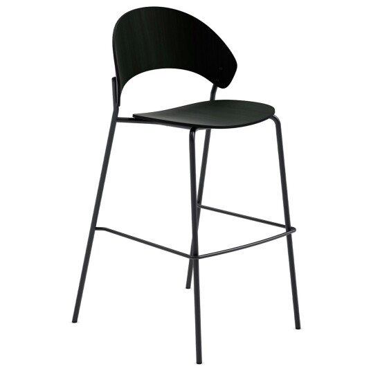 Dosina Barstol 75 cm Svart Eik Dosina Barstol 75 cm Svart Eik