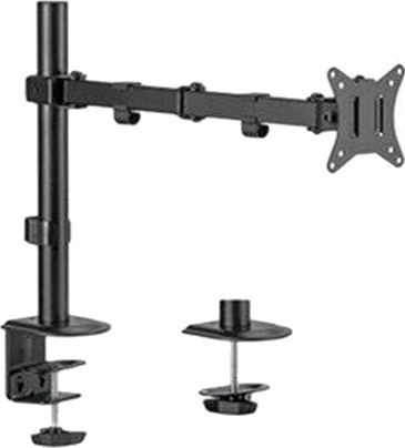 Gembird MA-D1-01 mounting kit - adjustable arm - for flat panel - rotate tilt swivel up to 9 kg - fine texture black