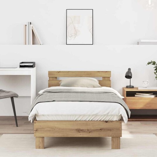  Sengestamme Håndlaget eik Massivt eiketre 90 x 200 cm