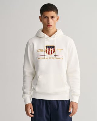 Gant Archive Shield hettegenser EGGSHELL 4XL