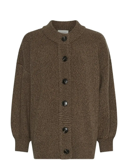 MSCH Copenhagen Mschlissi Knit Jacket - Brown - M/L MSCH Copenhagen Mschlissi Knit Jacket - Brown - M/L