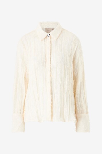 Rouge Vila - Skjorte viKyoto LS Shirt - Beige