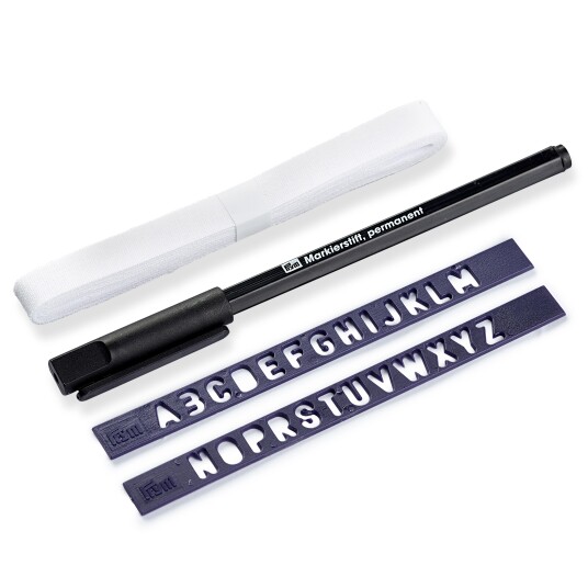 Merkepenn m/ bokstavmal Merkepenn m/ bokstavmal