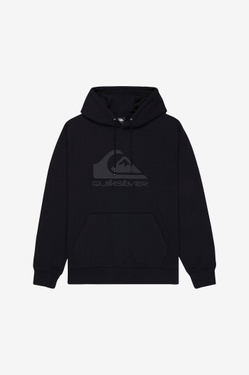 Quiksilver Hettegenser Comp Logo Hoodie Svart Quiksilver Hettegenser Comp Logo Hoodie Svart