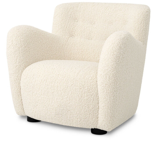 Bixby lenestol faux shearling