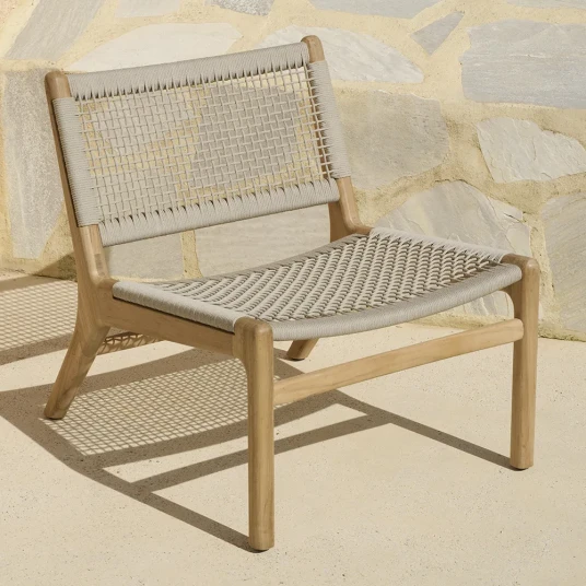 Ethnicraft Jack Woven Lenestol