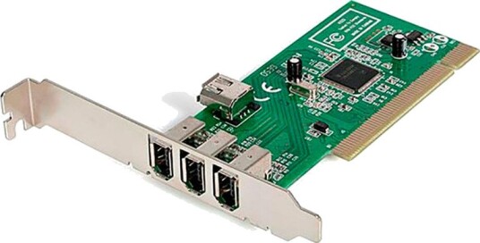StarTech PCI1394MP FireWire 1394a PCI-kort 4 Porter StarTech PCI1394MP FireWire 1394a PCI-kort 4 Porter