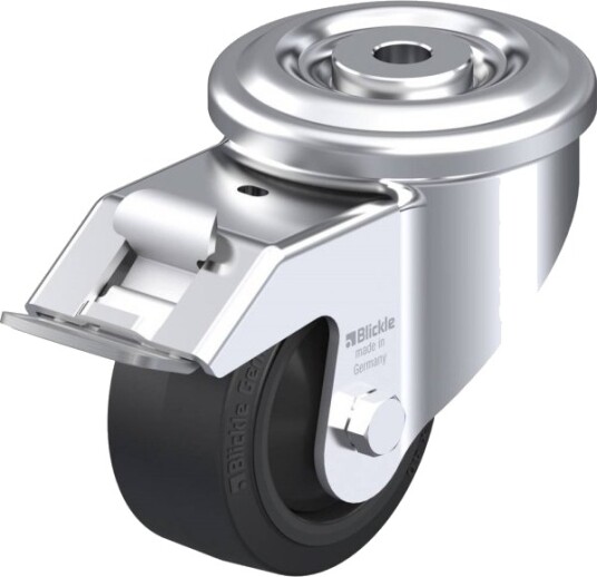 Blickle 754862 Lkr-Poev 82Kf-Fi Styrehjul Med Brems, Hjuldiameter 80 Mm, Bæreevne (Maks.) 170 Kg - 1 Stk