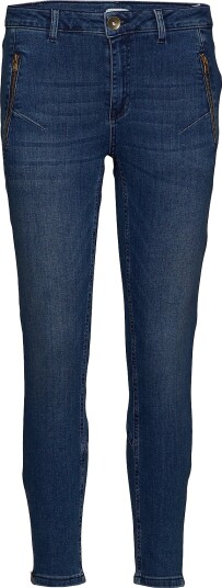 Coster Copenhagen Relaxed Jeans In 7/8 Length Blue 24