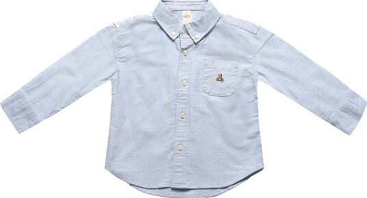 GAP Oxford Woven Top From The Gap Collection   BLEACH BLUE   80/86