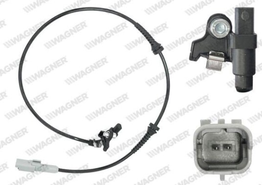 Sensor, ABS WAGNER ABS00078
