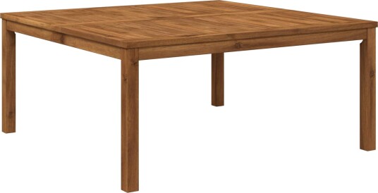 vidaXL Kaffebord Naturlig 100 x 100,5 x 45 cm Solid akasietre