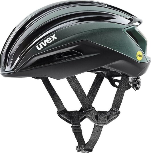 UVEX Surge Aero MIPS sykkelhjelm Road black sage green matt