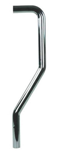 Gelia 3000923182 Avløpsrør for vask S type 150x 610 mm Innendørsavløp
