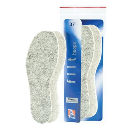 Bandi Kids Ullfilt såle Light Grey Melange 24