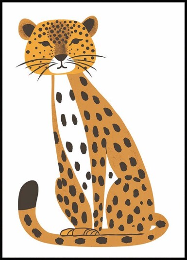 Cheetah Kids Plakat Plakat / 70x100cm