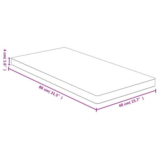 Bordplate 40x80x4 cm bambus 3154995